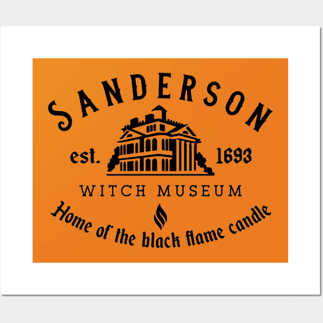 Sanderson Witch Halloween t shirt Wall Art by Wearing Silly